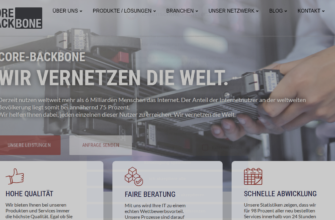 Изображение core-backbone.de с сайта PICKHOST.RU
