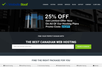 Изображение websiteroof.com с сайта PICKHOST.RU