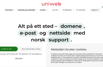 Изображение uniweb.no с сайта PICKHOST.RU