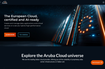 Изображение arubacloud.com с сайта PICKHOST.RU