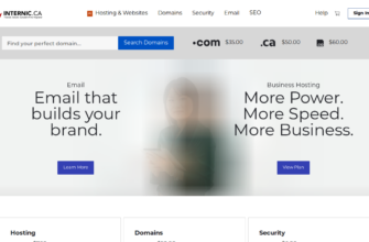 Изображение internic.ca с сайта PICKHOST.RU