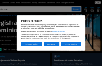 Изображение arsys.es с сайта PICKHOST.RU