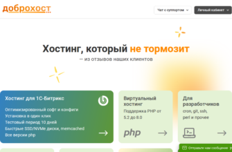 Изображение dobrohost.ru с сайта PICKHOST.RU