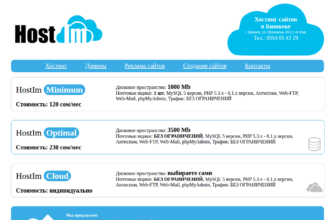 Изображение hostim.kg с сайта PICKHOST.RU