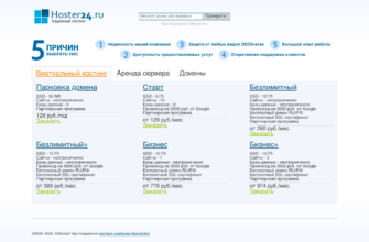 Изображение hoster24.ru с сайта PICKHOST.RU
