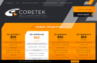 Изображение coretek.ru с сайта PICKHOST.RU