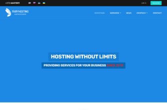 Изображение fairyhosting.com с сайта PICKHOST.RU