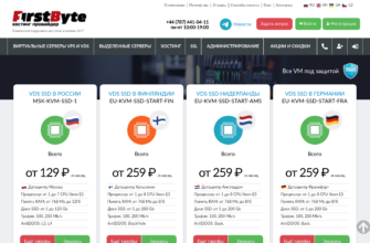 Изображение firstbyte.ru с сайта PICKHOST.RU